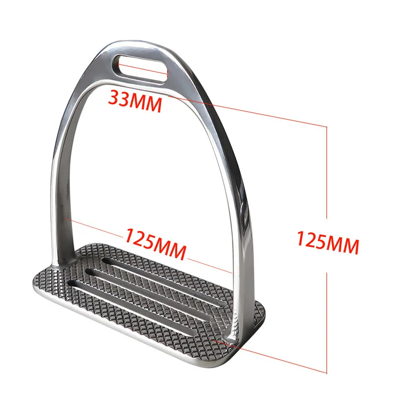 Étriers d'équitation anglais en acier inoxydable pour hommes, dégager de protection, équipement équestre, nouveau