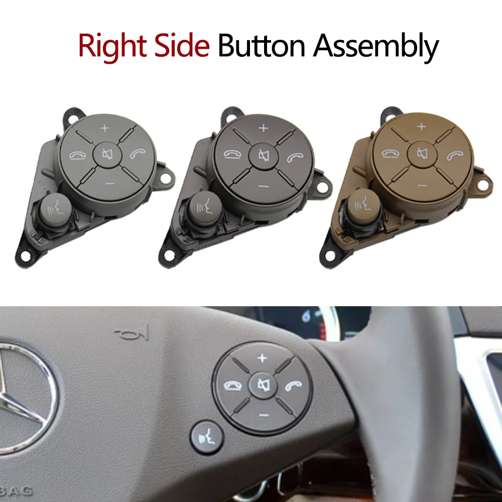 Interior Car Steering Wheel Button Control Switch Assembly For Mercedes Benz C GLK E Class W204 X204 W212 2048210351,2048210451