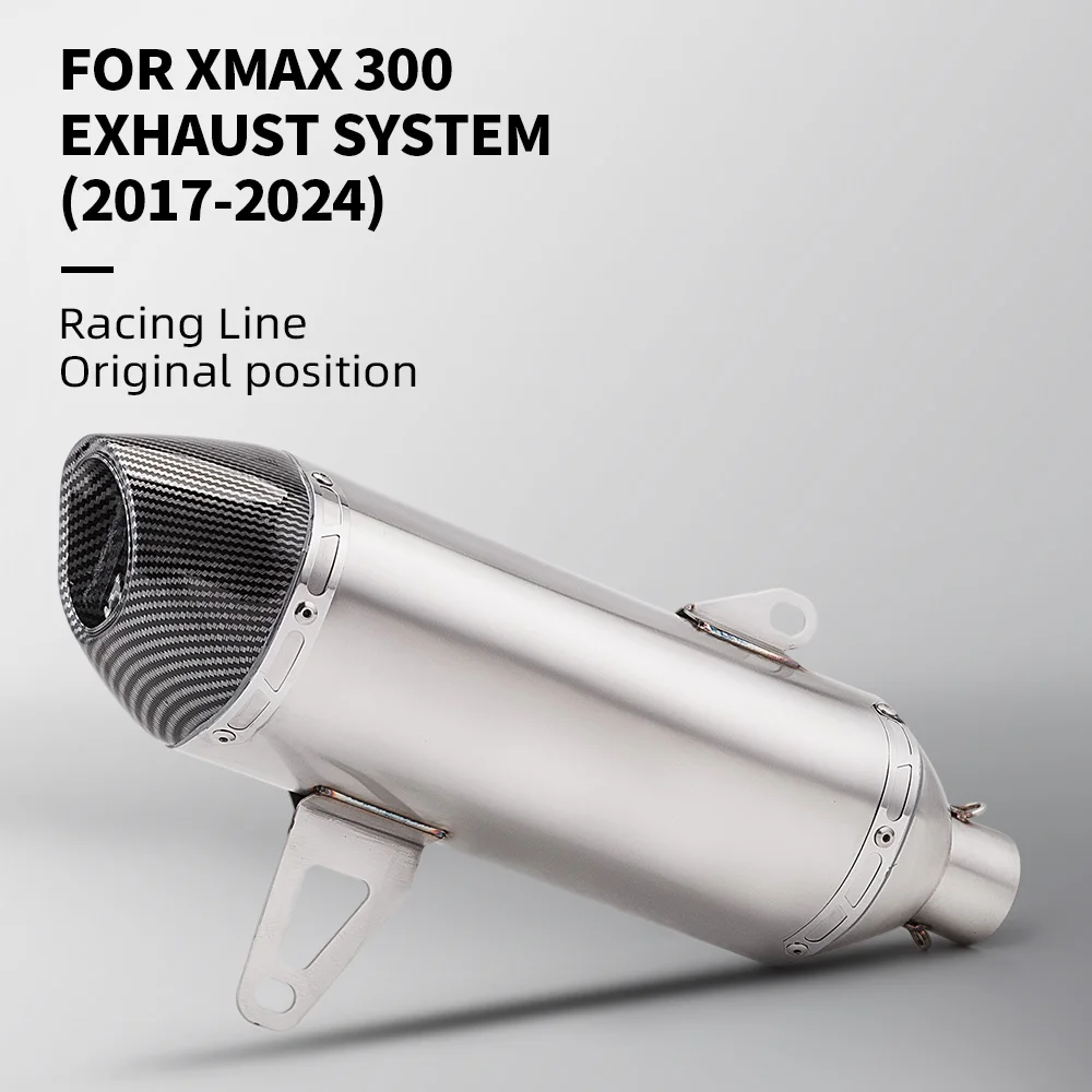 

Motorcycle Exhaust Pipe Intermediate Exhaust Muffler For Xmax 250 300 X-MAX 300 Xmax300