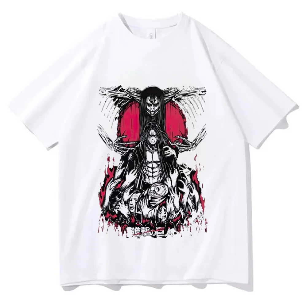 Attack on Titan shirt femme emo alternative  cheap party top tees streetwear vintage 2000s gothic dollette
