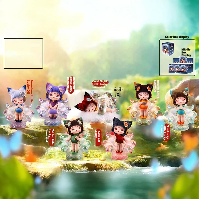 

Creative Fox Spirit Blind Box Trendy Room Decorations Emotional Fairy Gifts For Girls Fashionable Collectible Toys