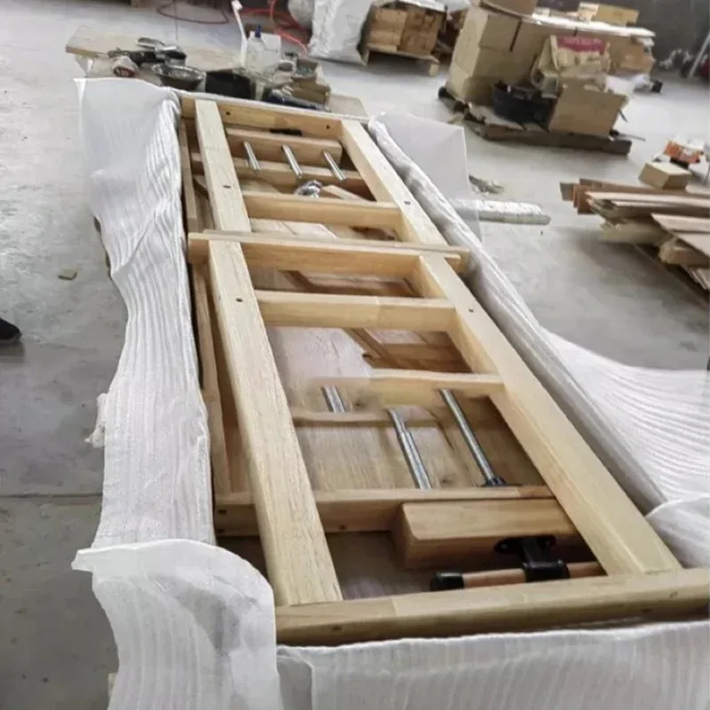 متعددة الوظائف النجارة منضدة وحدة التحكم خشب الزان منضدة Diy بها بنفسك دليل النجارة طاولة خشبية صلبة مع المشبك 139*49 سنتيمتر #5