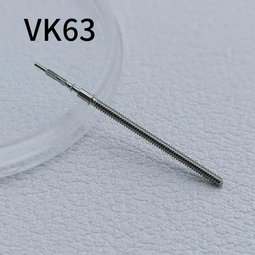 Imagen 1 del producto Kit de corona de vástago de acero para reloj de movimiento, piezas de reloj para NH34 NH35 NH36 VK63, piezas de repuesto de vástago de reloj de movimiento de alta calidad, 10 Uds./3 uds.