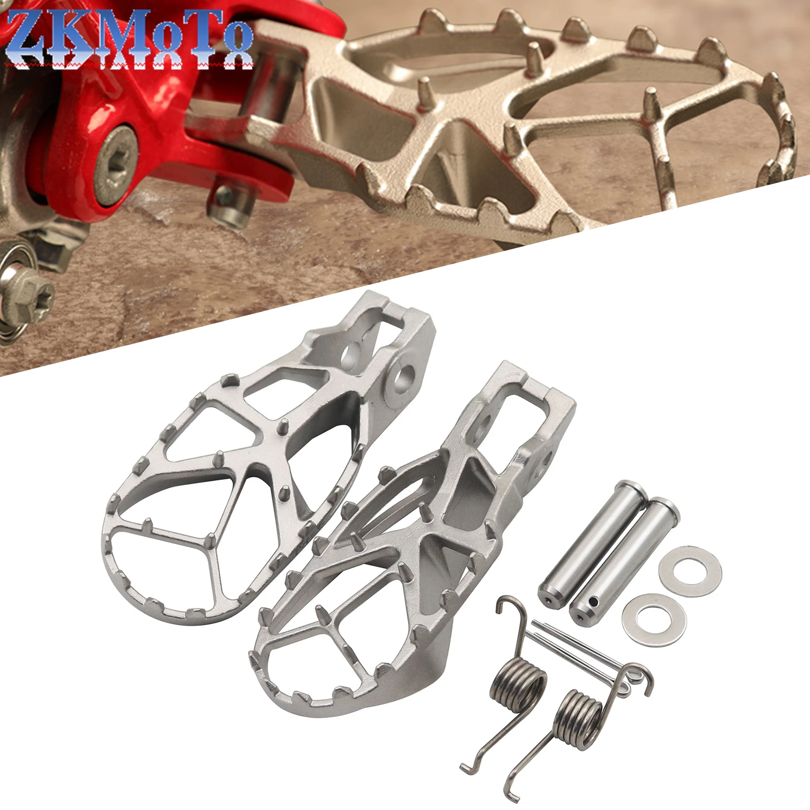 

Motoycycle Footrest Footpeg Foot Pegs Rests Pedal For KTM XC XCF SX SXF EXC EXCF 125 150 200 250 300 350 400 450 500 2017-2023