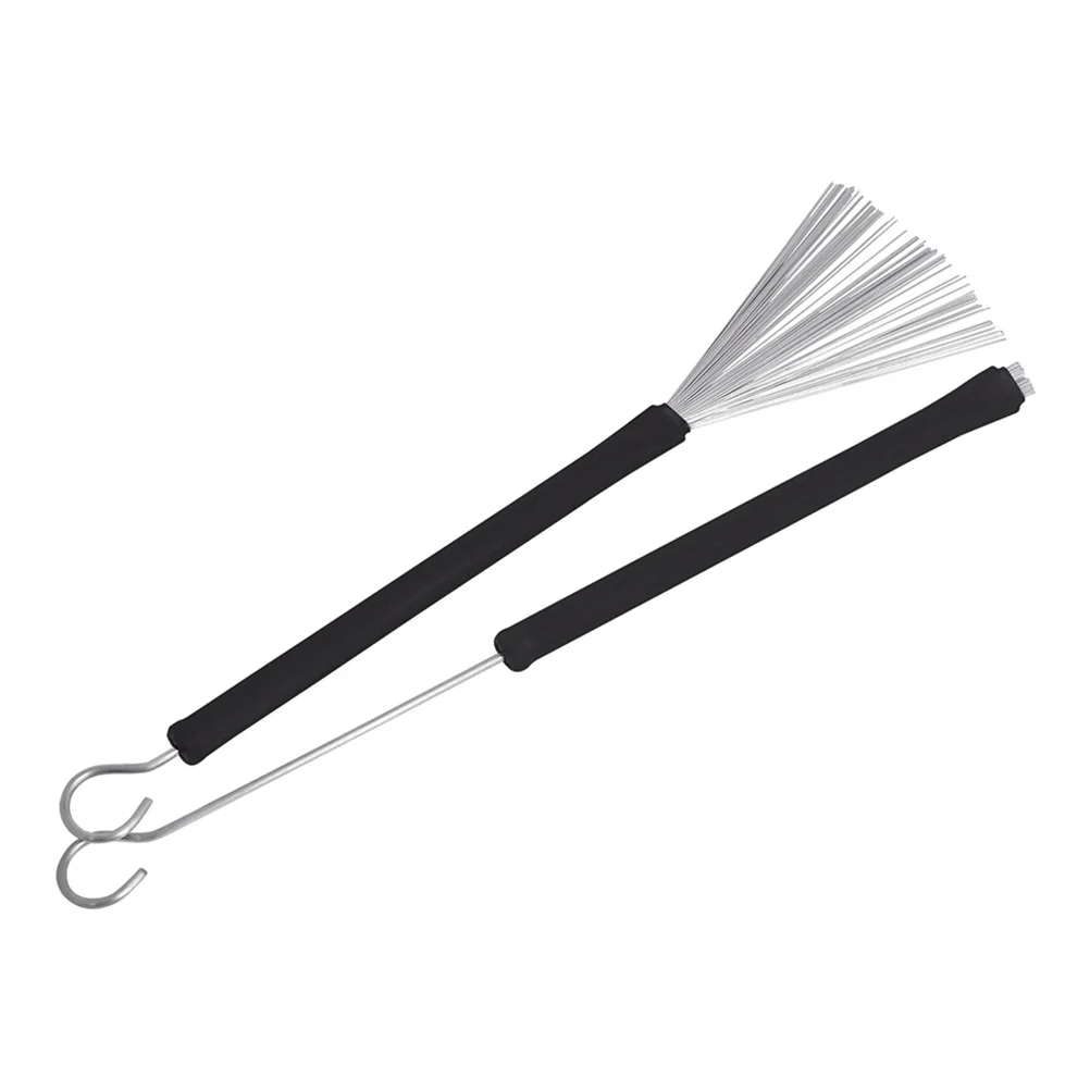 

1 set 1 Set Drum Brush Kit Steel Wire Drumsticks Portable Bag Comfortable Handle Durable Maple Wood Lightweight Percussion Stick