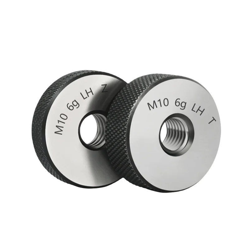 1 مجموعة (1 * GO + 1 * NOGO) 6 جرام دقة اليد اليسرى M82-M100 غير القياسية متري الموضوع حلقة قياس أدوات M82M83M84M85M86M90M92-M100