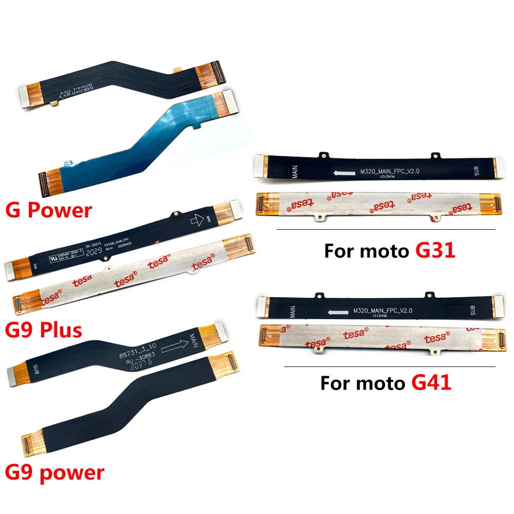 Tested New Main Board Motherboard Connector Board Flex Cable For Moto G100 G71 G60 G50 G31 G41 G9 Power Play Plus G62 G 5G G42