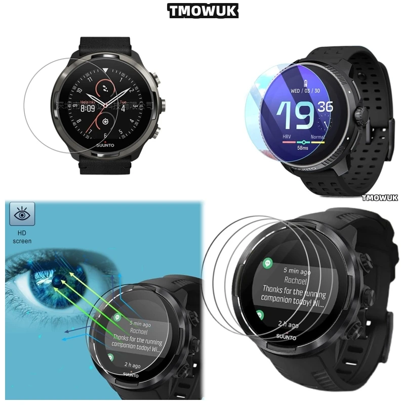 

For Suunto 5 7 9 Peak Pro Race S 45mm 49mm OCEAN Traverse Alpha, Smart 9H Tempered Glass Screen Protection