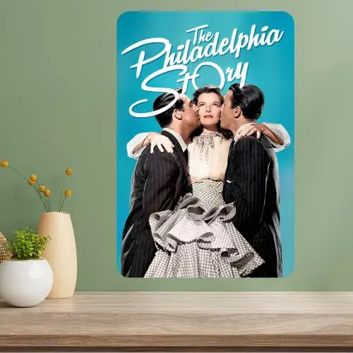 The Philadelphia Story Metal Movie Poster Sign