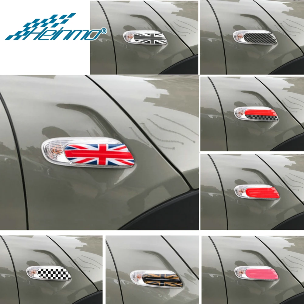 For Mini Cooper F54 Car Sticker Turn Signal Fender Cover F55 F57 F56 Hatchback Hardtop 2015 - 2021 Car-style Accessories sticker