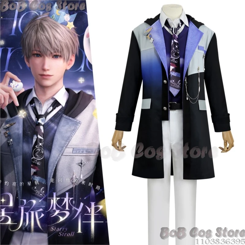 

Xavier 2021, платье на день рождения, костюм для косплея «Любовь и глубокий космос», фиолетовый, черный костюм, пальто для мужчин и девочек, карнавальная одежда на Хэллоуин