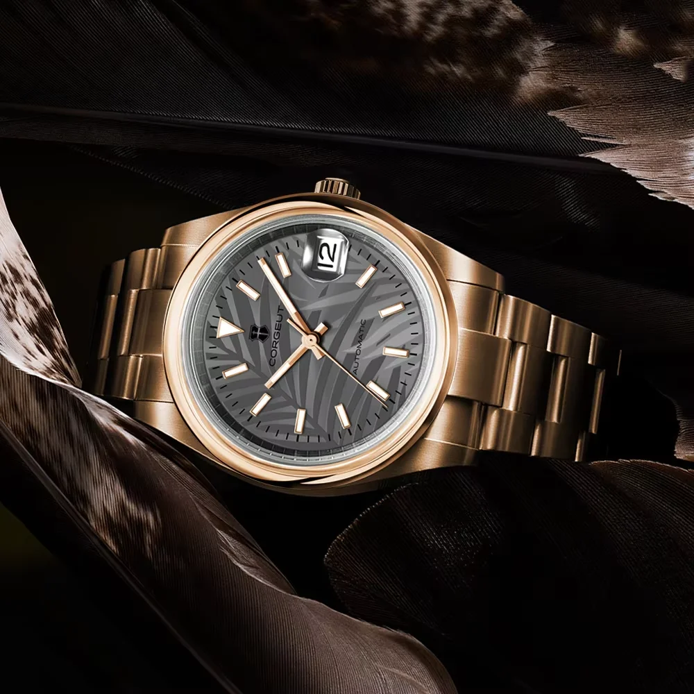CUSTOM Logo 36/39mm Fashion High Luxury Men's Watch NH35 MOVEMENT Automatic Mechanical Watch Sapphire Waterproof Watches For Men