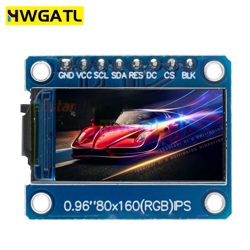 TFT Display 0.96 1.3 1.77 1.8 inch IPS 7P SPI HD 65K Full Color LCD Module ST7735 / ST7789 Drive IC 80*160 240*240 (Not OLED)