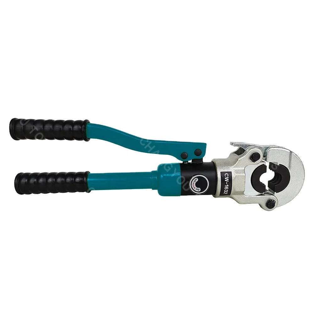 

CW-1632 Hydraulic Pipe Crimping Tool with 1/2",3/4" and 1" Jaw Copper Pipe Propress Crimper Pressing Pliers