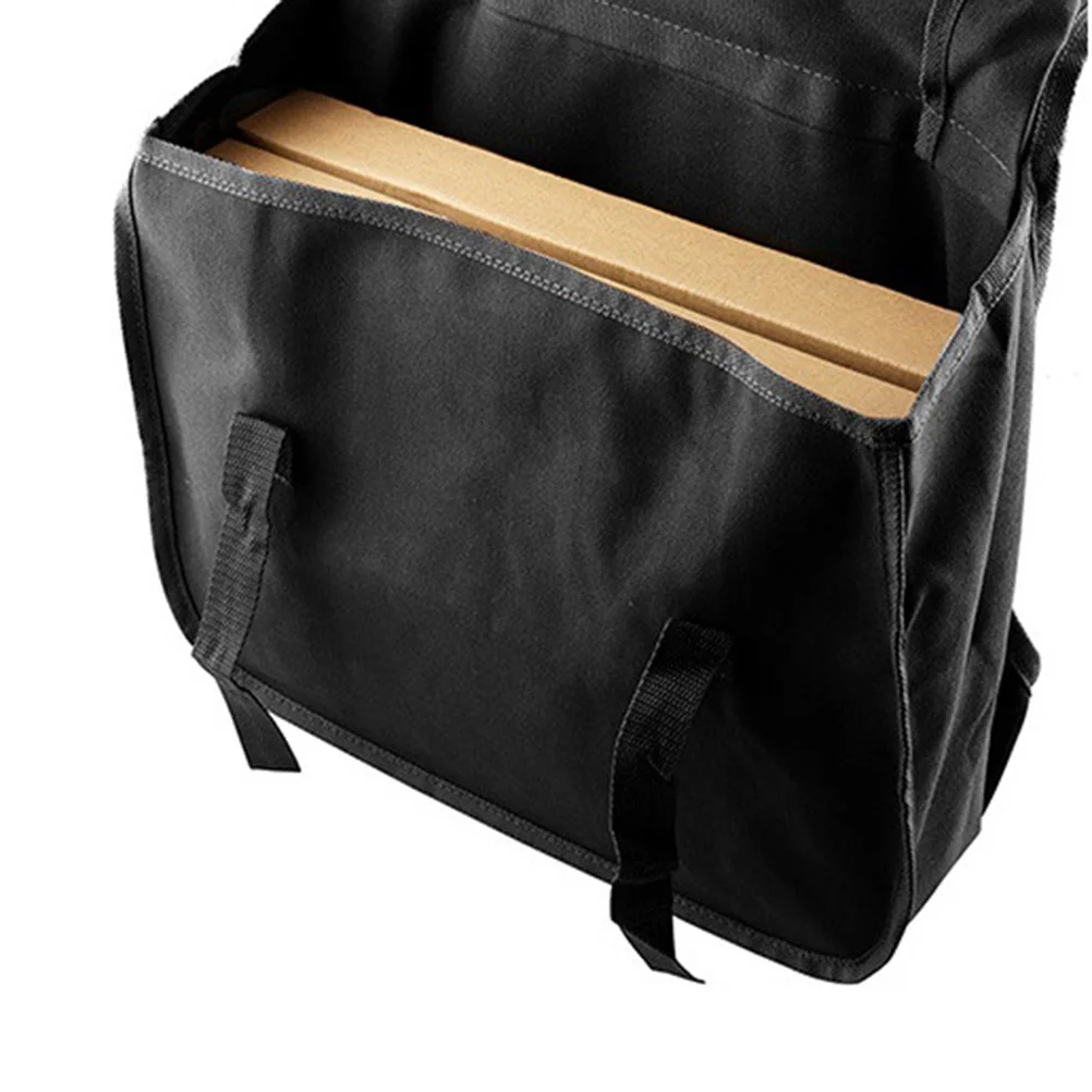 

Black Rear Seat Bag Large Capacity Bike Saddle Pouch Cycling Side Tail Flap Design Durable Lightweight Easy Clean Practical
