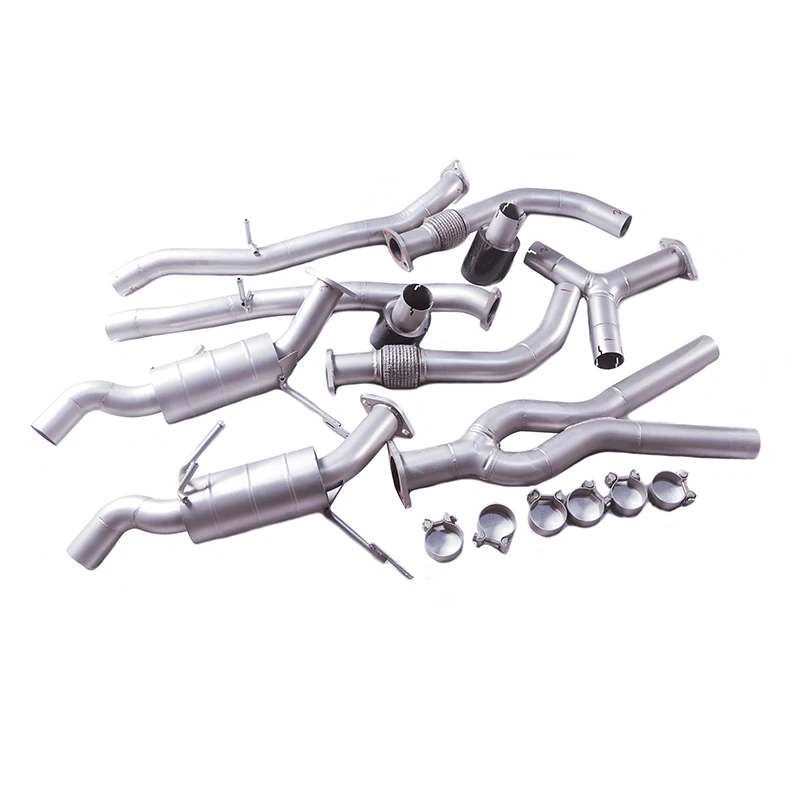 GFC catback exhaust muffler for 2018 Infiniti Q50 3.0T, Car electric valve exhaust system made of 304 stainless steel