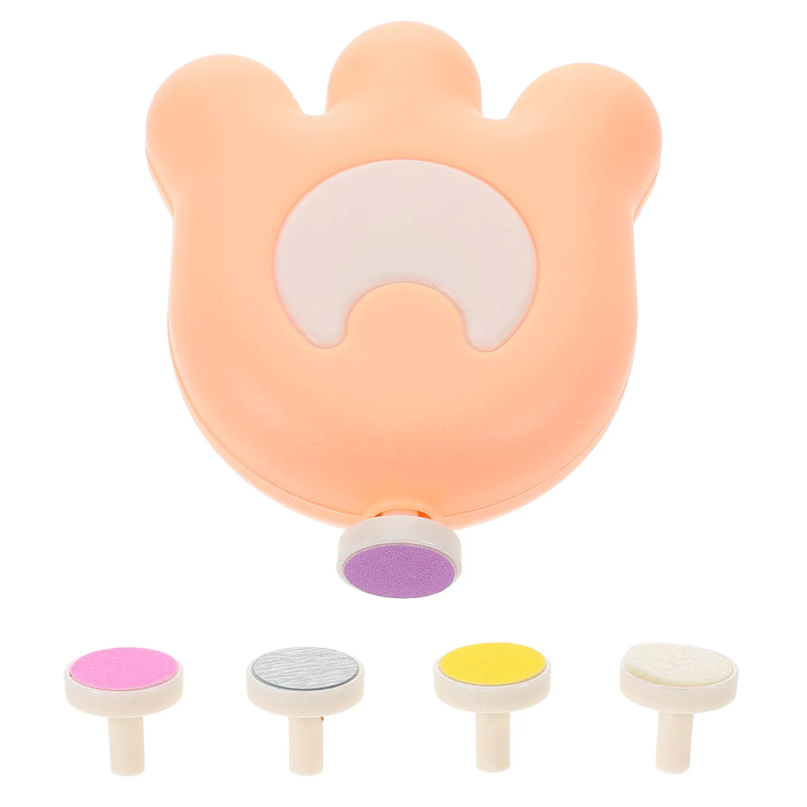 

Automatic Electric Baby Nail Trimmer 5 Grinding Heads for Newborn Infant Toddler Safe Grooming Kit Nail File Pink