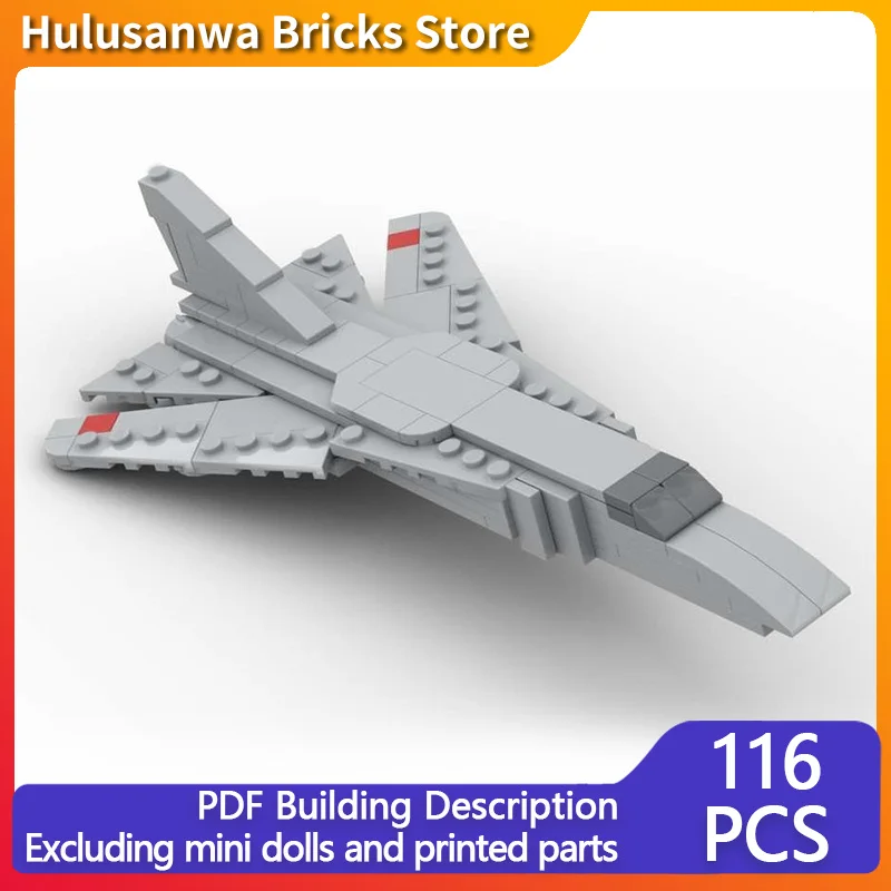 

Su-24 Fencer Modern Military Fighter Jets Model MOC Building Bricks War Equipment Modular Technology Gifts Holiday Children Toys
