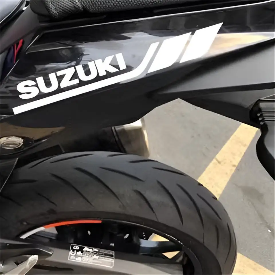 For Suzuki Motorcycle Sticker Fuel Tank Body Logo Letter Decal Gsxr 1000 600 750 Gsxs 600 750 1000 Sv 650 600 Gsf Gsr Reflective