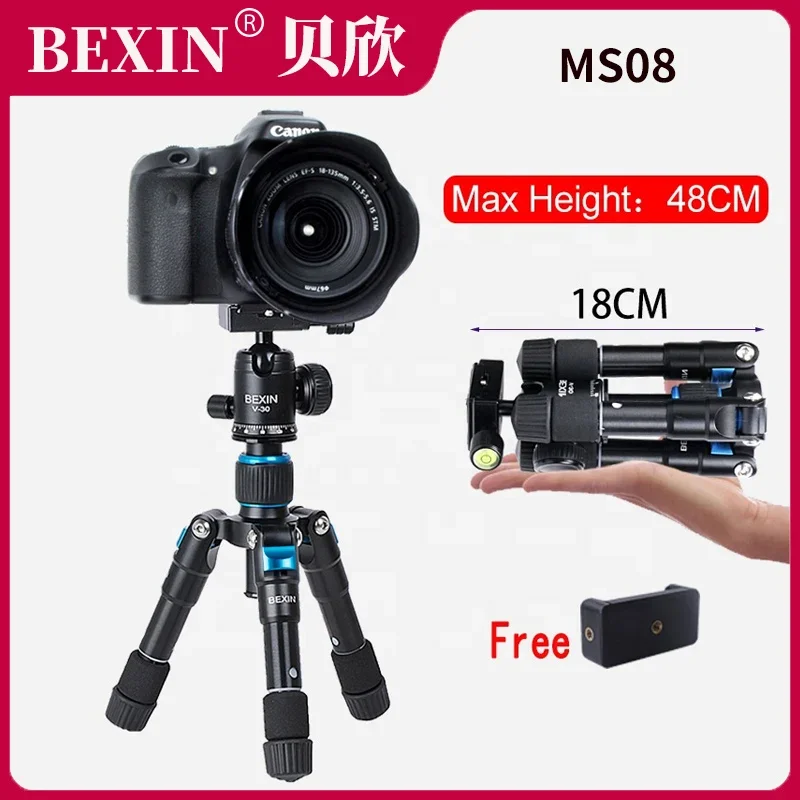 Flexible Desktop Smartphone Tabletop Phone Photography Pocket Tripod Stand Portable Compact Camera Mount Mini Tripod For DSLR