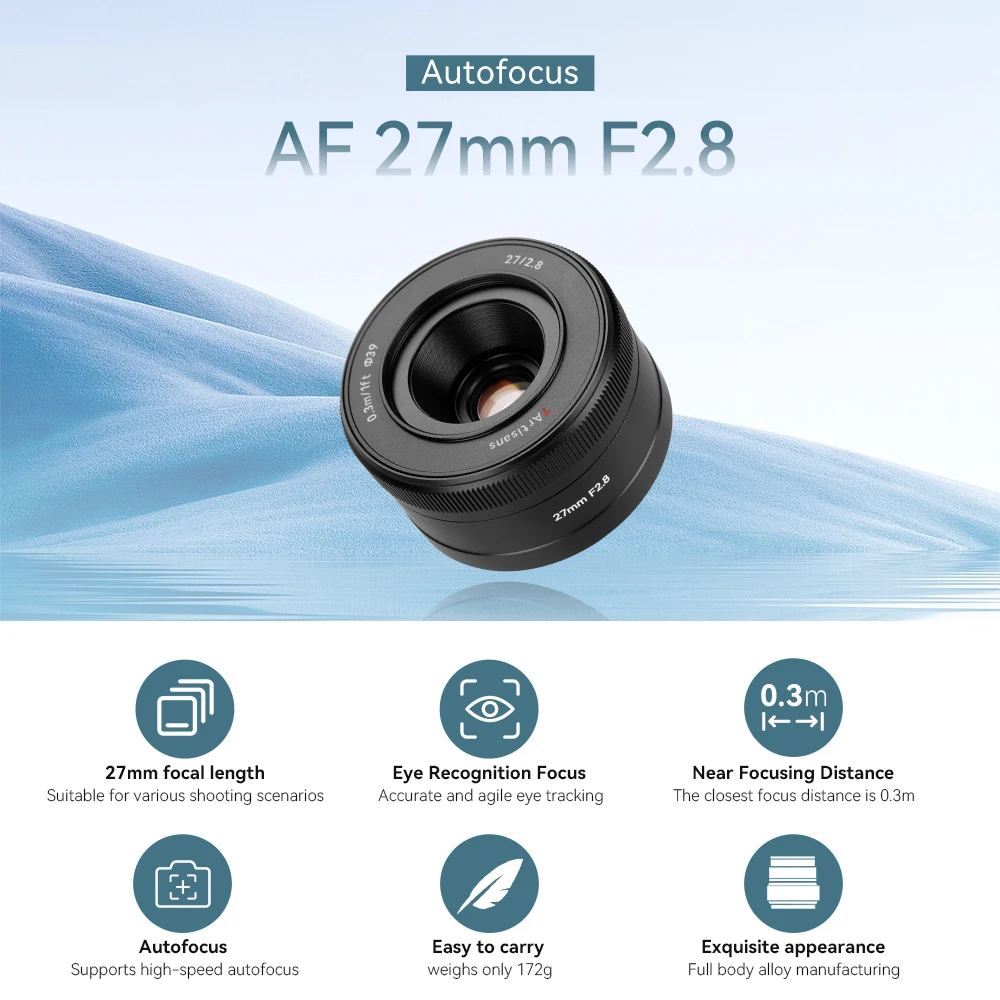 7artisans AF 27 ミリメートル F2.8 APS-C オートフォーカス STM