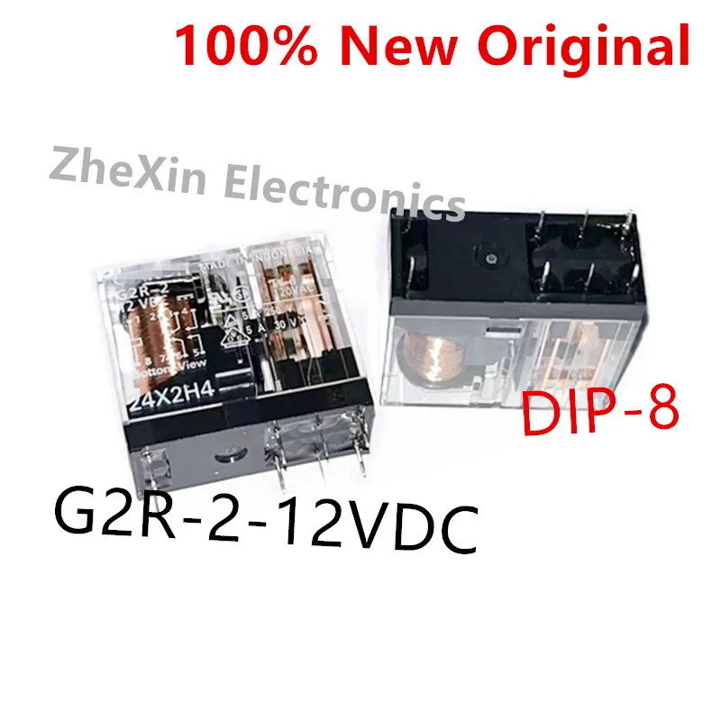 5-10 pz/lotto G2R-2-24VDC, G2R-2-12VDC, G2R-2-5VDC DIP-8 nuovo relè di potenza elettromagnetico originale G2R-2-DC5V, G2R-2-DC12V