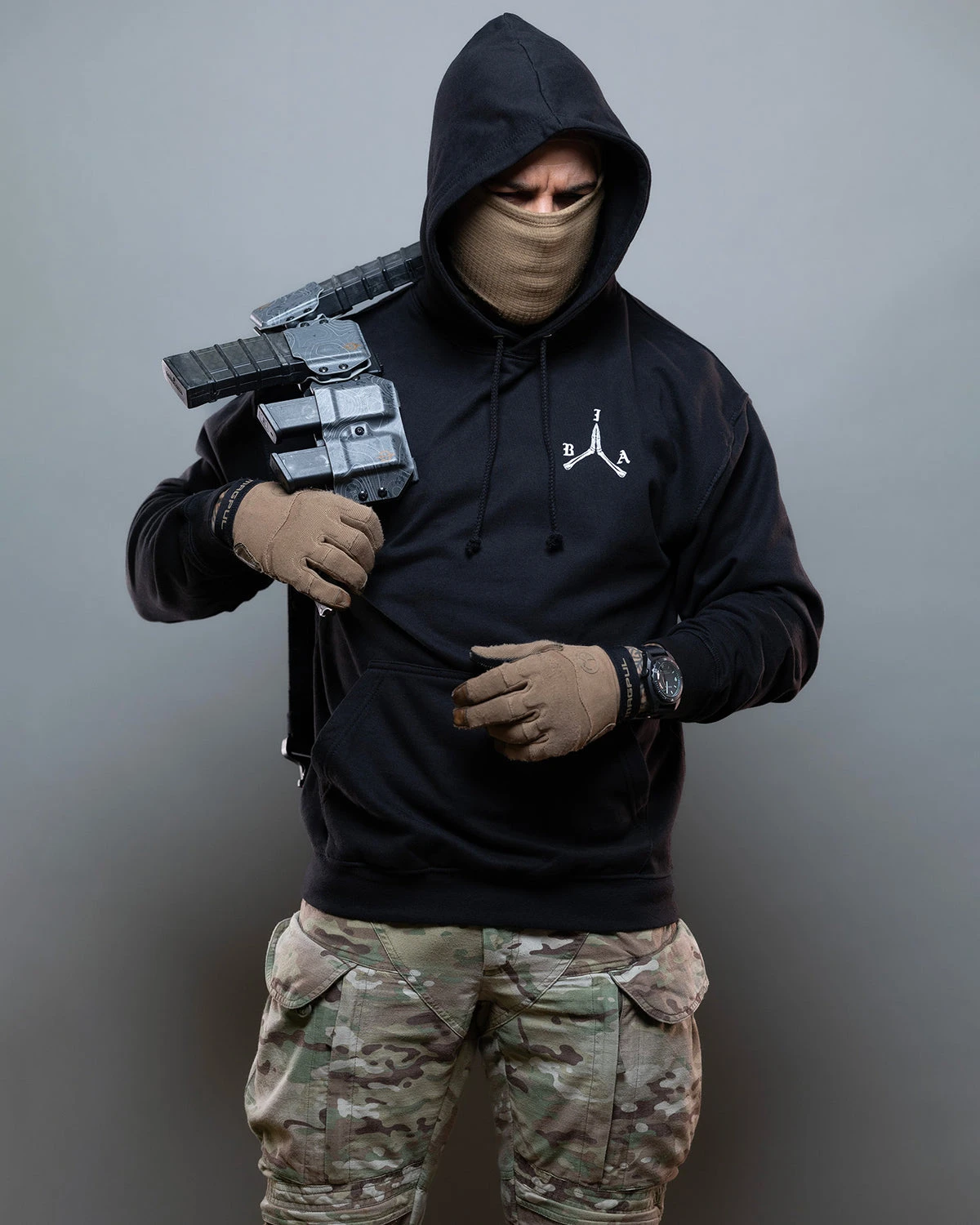 2026 New Cool Maintain Violence _ Embroidered Hooded Shirt – Brothers of Life and Death