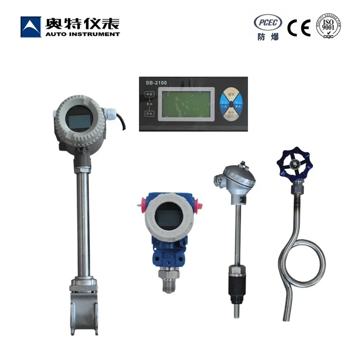 Flüssiger Sauerstoff/Kältemittel Kühlmittel Vortex Durchflussmesser Durchflusssensor