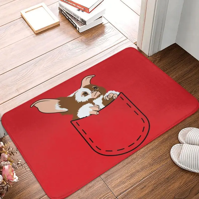 Personalized Cute Gizmo Gremlins In Pocket Doormat Mat Mogwai Monster Sci Fi Movie Bathroom Kitchen Balcony Rug Carpet 40*60cm