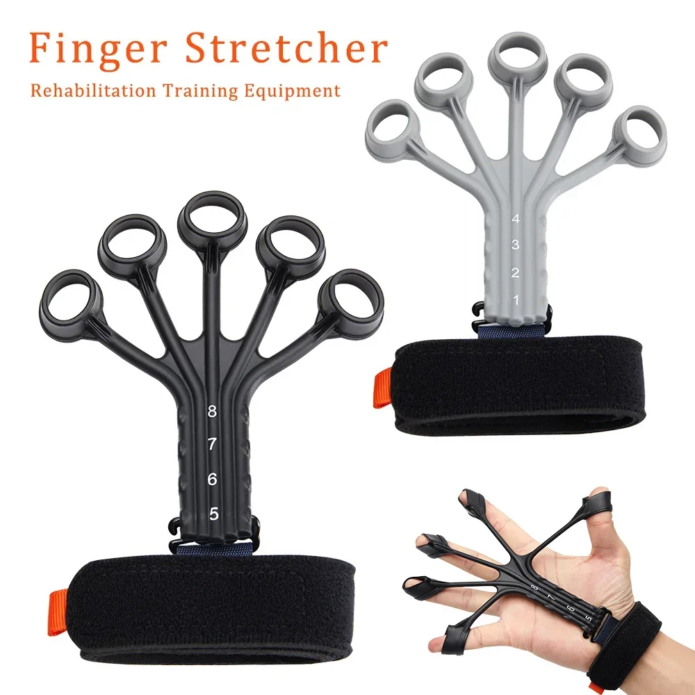 Silicone Gripster Grip, Finger Stretcher, Rehabilitation Training Equipment, Suitable for Gym Fitness Training and Exercise