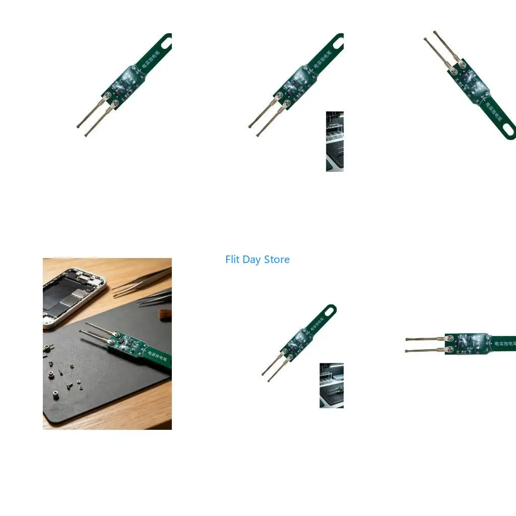 F92C Power Supply Service Pen with Double Contact Access, Insulated Discharge Tool for Repair Work, Testing Tasks, Daily