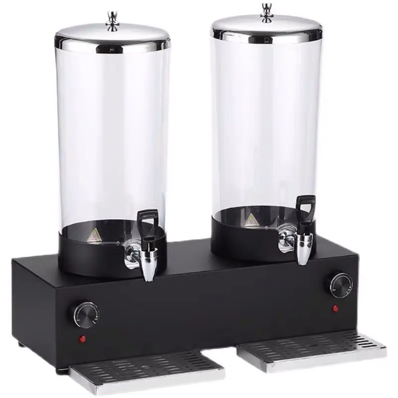 Hotel buffet electric heating milk coffee tripod transparent tea hot drink machine juice soy milk insulation bucket