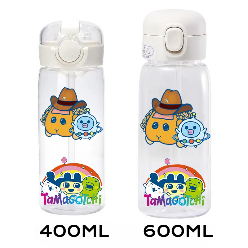 400ML-600ML Spiel Haustier Tamagotchi Mametchi Kuchipatchi Milkchi Mimitchi Momotchi Plastik Wasser Tasse Trinkflasche Schule Gourde