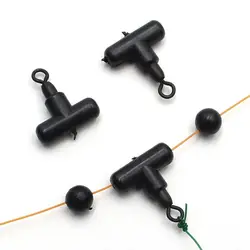 10pcs Carp Fishing Accessories Rolling Swivel Fishing Connect Side Bends Slide Bead For Carp Rig Hooklink Zip Slider Fish Tackle