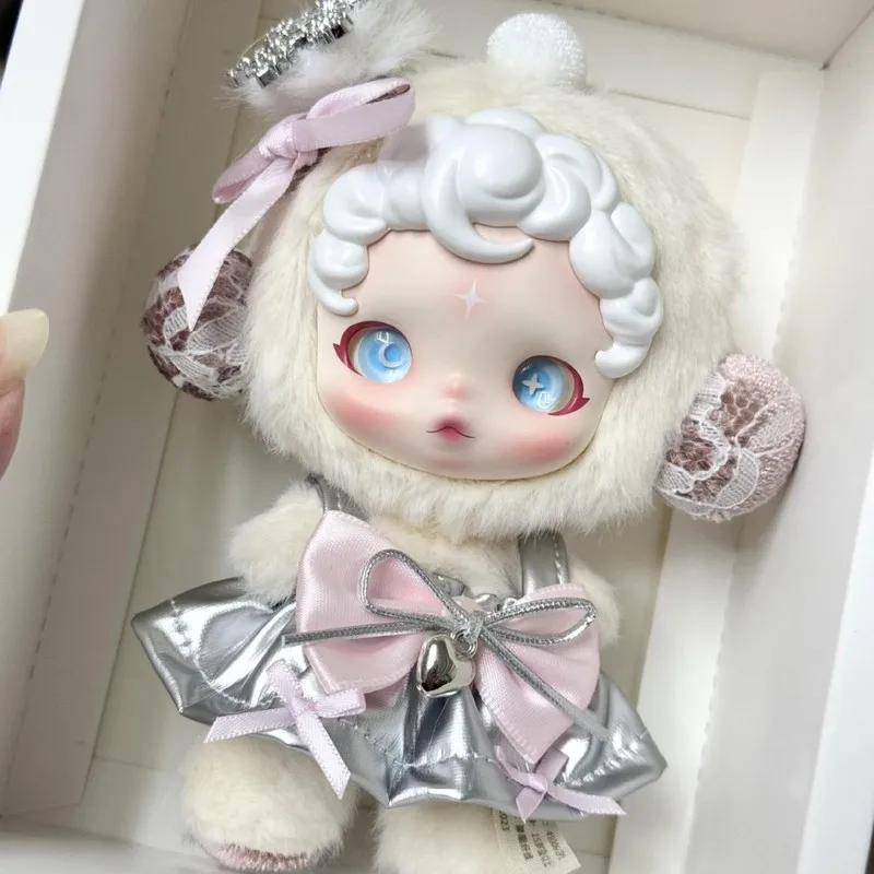 

10 см SP Детская одежда на подкладке с клеем Лунный свет Принцесса Розовый бант Сказочная юбка Плюшевая кукла Tide Play Светлая тканая садовая детская ткань