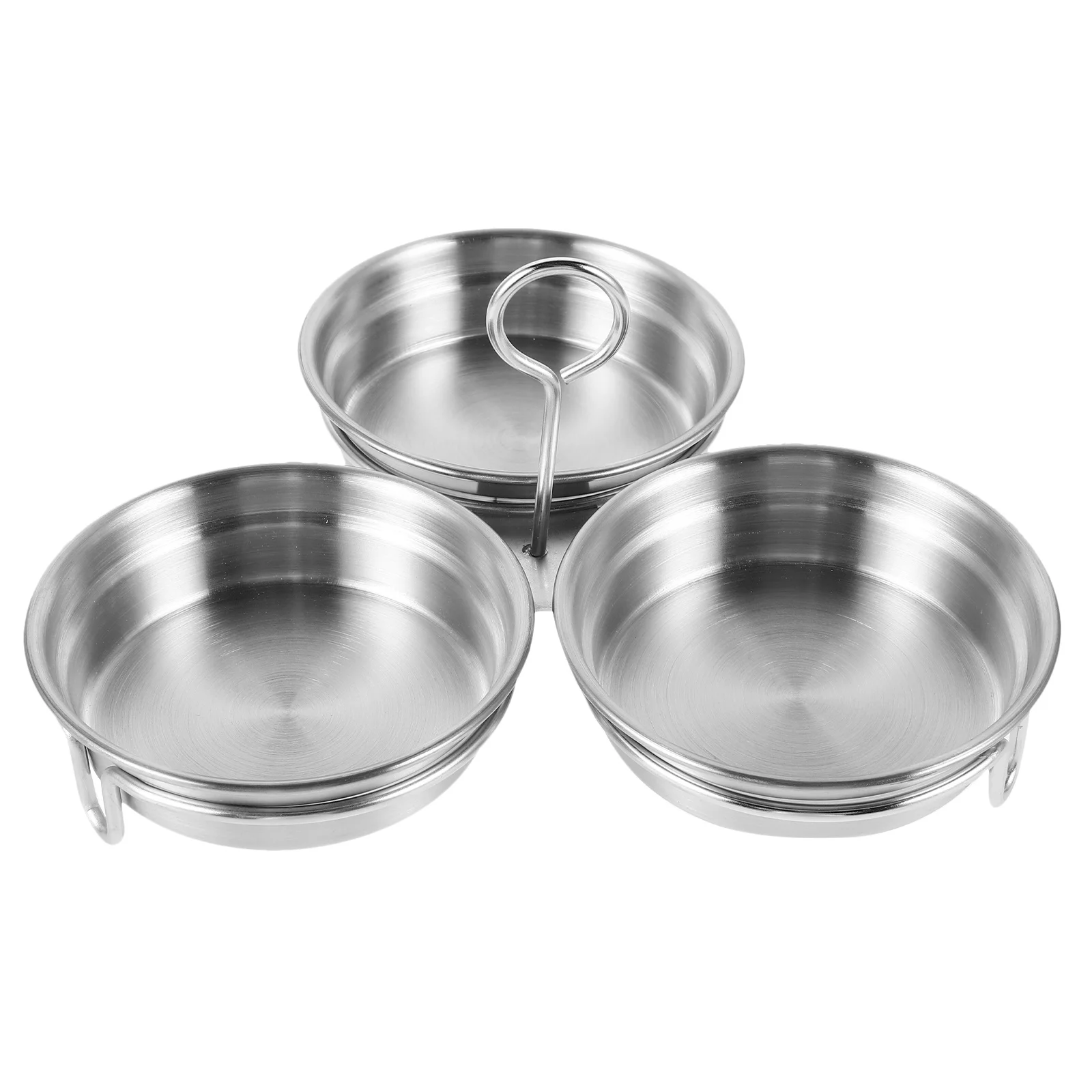 

1Set Sauce Dipping Dish Stainless Steel Salad Dressing Bowl for Restaurant Condiment Cups Side Dishes Bowls