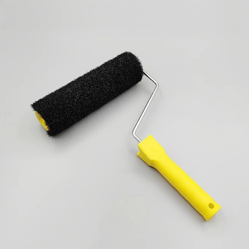 25cm Roller Brush Putty Cleaning Roller Texture Paint Diatom Mud Feeding Tool Brush Multifunctional Roller Brush Hand Tool