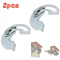 2pcs Hidden Sliding Hinges 90 Degree Limit Hinge Industrial Equipment Door Carbon Steel Hinge Arc Slide Locks Furniture Hardware