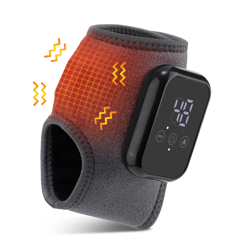 Тепловой массажер для ног, горячие компресы, вибрационный массажер, дышащий материал, USB-массажер для ног и лодыжек, защита горячего компресса ﻿