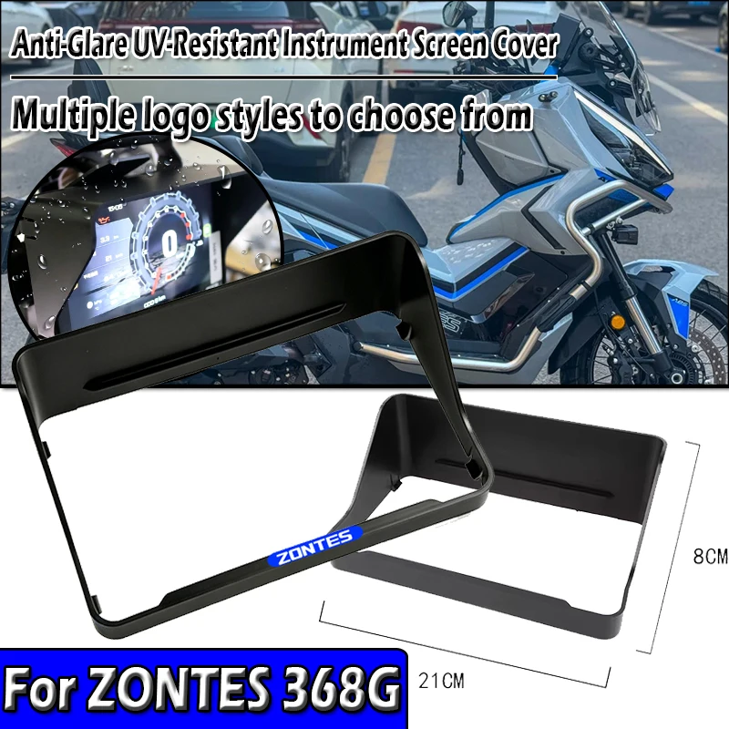 

ZT368G Motorcycle Dashboard Sunshade Guard For ZONTES 368G G368 368 G 2024 2025 Anti-Glare UV-Resistant Instrument Screen Cover