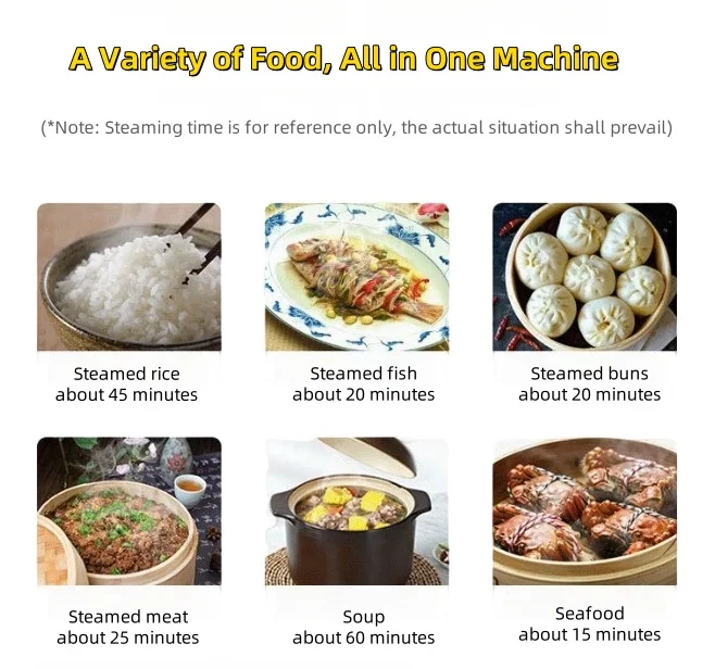 Nutribuller Commercial Kitchen Equipment 12 Tray SS304 NP Brand Baby Food & Bakery Steamer Machine for Rice Steaming