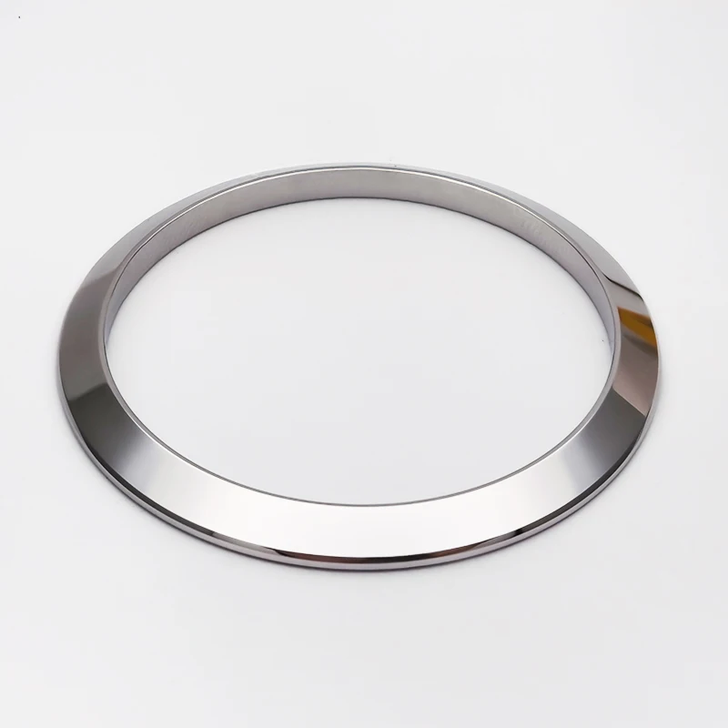 904L Steel Smooth Bezel for RLX Datejust 41mm 126300, Flat Oyster Replacement Bezel, High Quality Aftermarket Watch Part