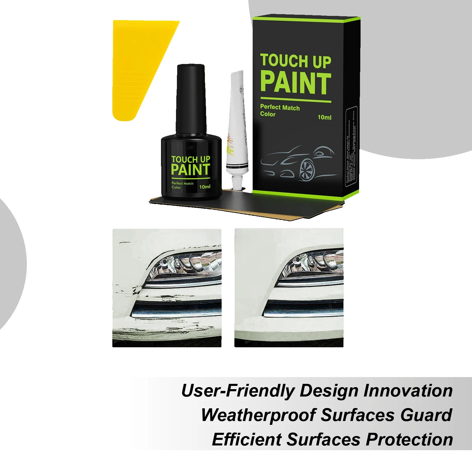 For Tesla Model Y/3 Car Paint Repair Pen Automotive Auto Safe UV Protection Remover Car Touch Up Paint Pen For Interior Exterior
