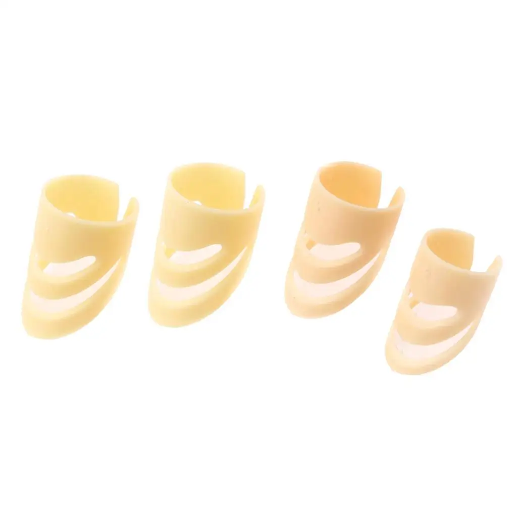 Plastic Guitar Finger Picks Thumb Protector Set Assorted Sizes Guitar Accessories for String Instruments
