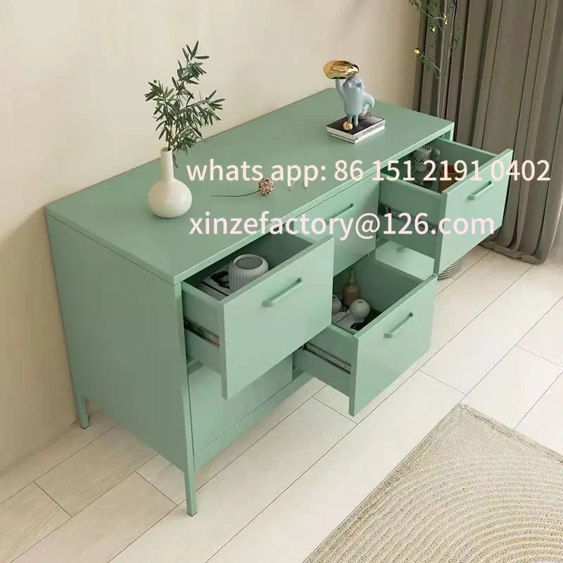 

Customizable chest cabinet simple household living room bedroom drawer storage cabinet large capacity wall side cabinet locker