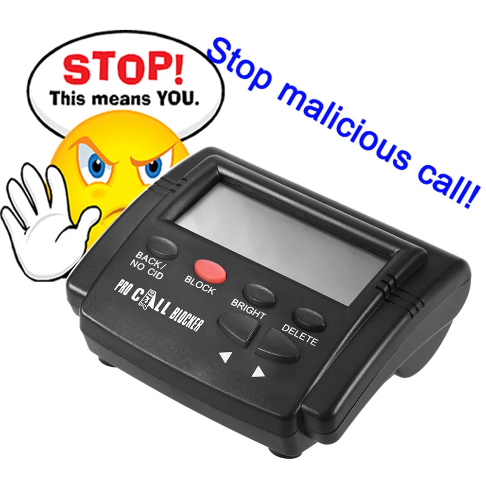 CT-CID803 PLUS Caller ID Box Call Blocker Stop Nuisance Calls Devices Call ID LCD Screen Display with 1500 Numbers