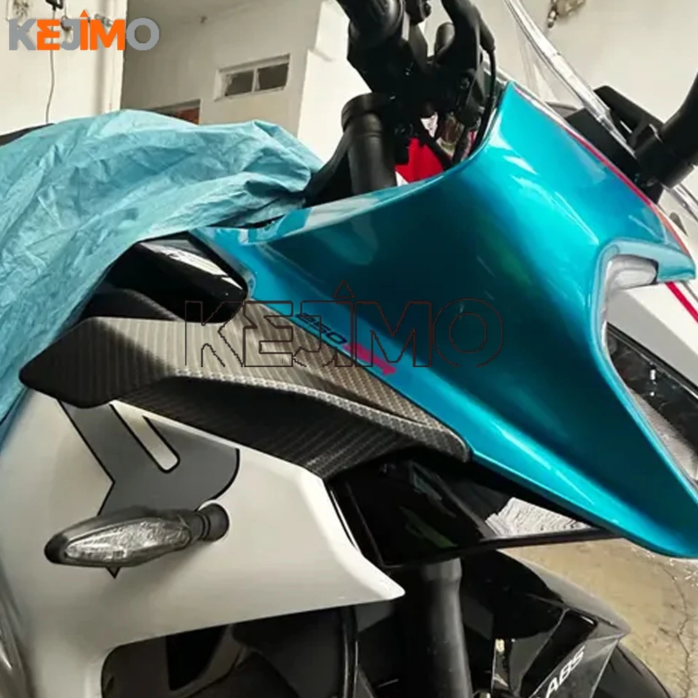 

Motorcycle Side Downforce Naked Spoilers Fixed Winglet Fairing Wings Deflectors FOR CFMOTO CF250SR 2020 CF 250SR 300SR 2021 2022