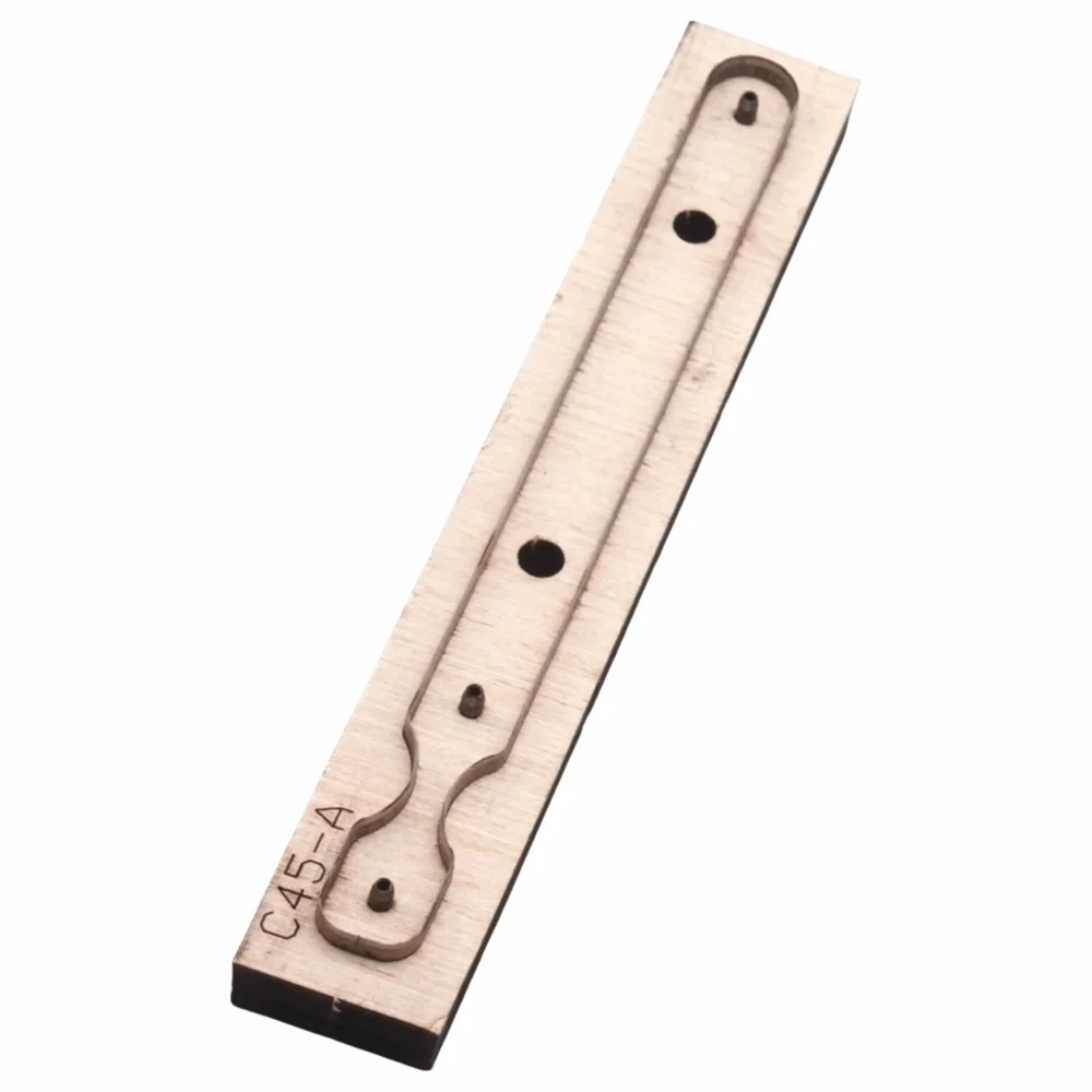 Precision Long Strip Design Leather Cutting Die Pre-Cut Shape Wooden Die DIY Leather Tool Keychain Punch Mold Leather Craft