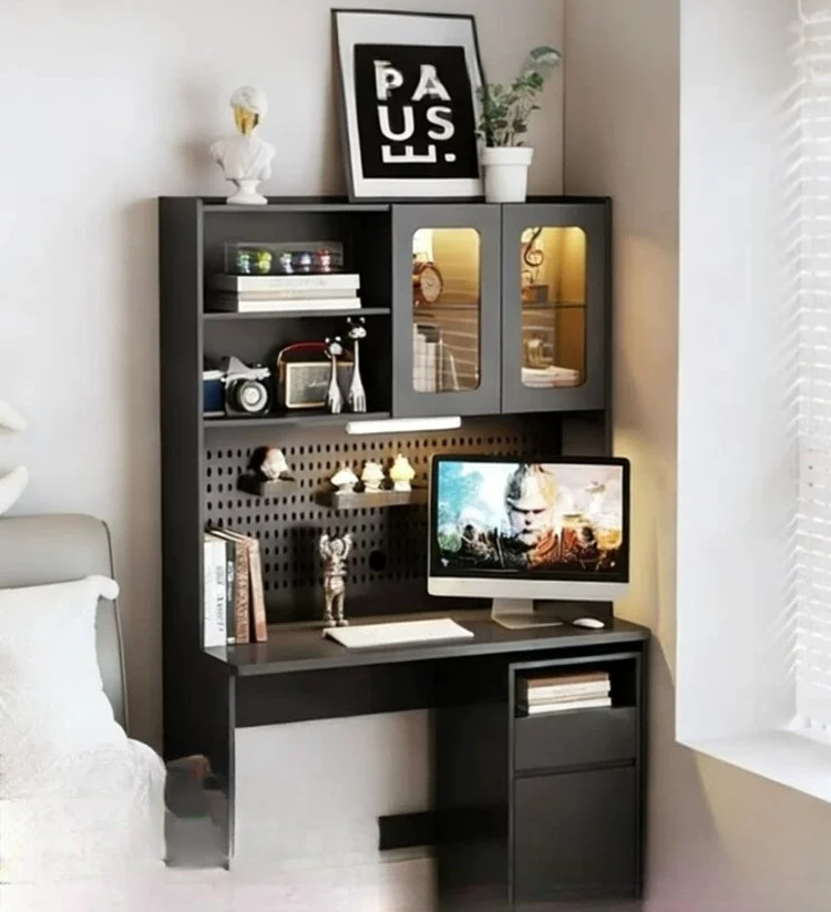 

PYJ Minimalist Desk Rack Integrated Bedroom Multifunctional Rotatable Folding Computer Desk
