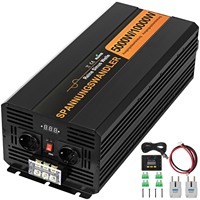 SucceBuy Pure Sine Wave Power Inverter 5000W 24V DC to 230V AC 50Hz Peak Power 10000W for Appliances and Solar System Emergency